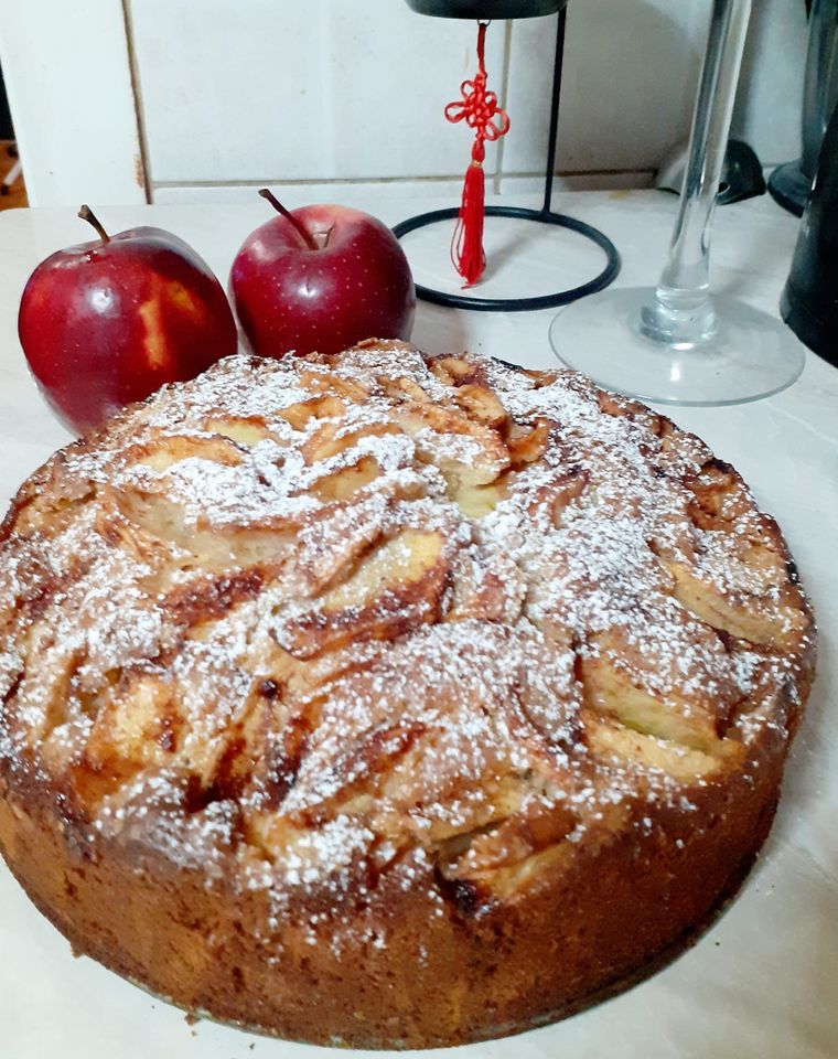 κέικ με μήλα,συνταγή κέικ,κέικ,Συνταγές γλυκών