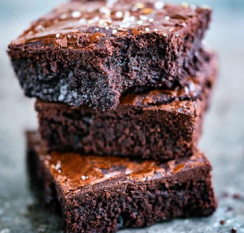 Αφράτα Brownies στο Air Fryer